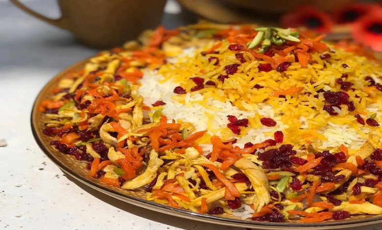 هویج پلو شیرازی