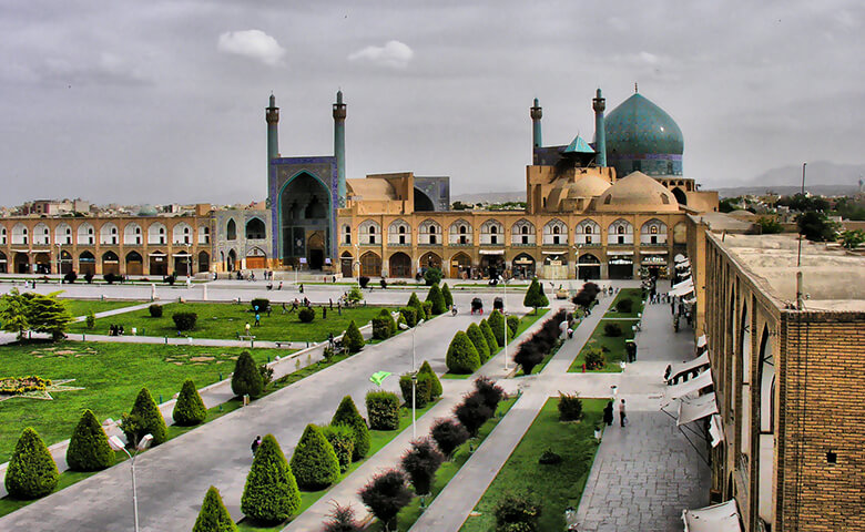 نمای کامل میدان نقش جهان اصفهان