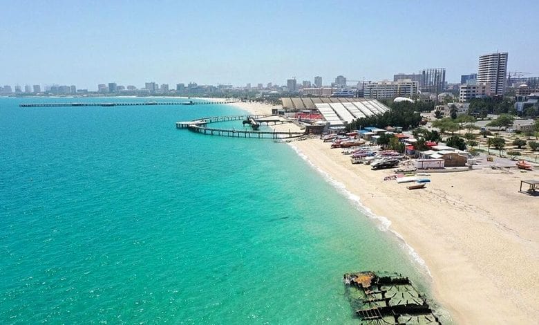 نمای کامل پلاژ بانوان 